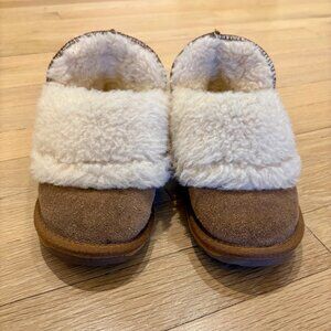 EMU Australia Suede & Merino Wool Indoor/Outdoor Slipper Size 1 Kids